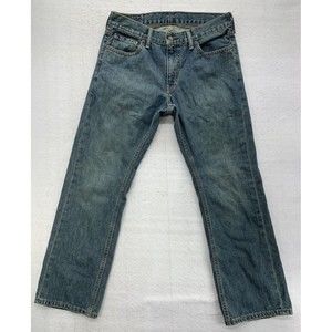 Levi 559 Denim Jeans Men's 30X30 Medium Natural Age Distress Ranch Moto Biker